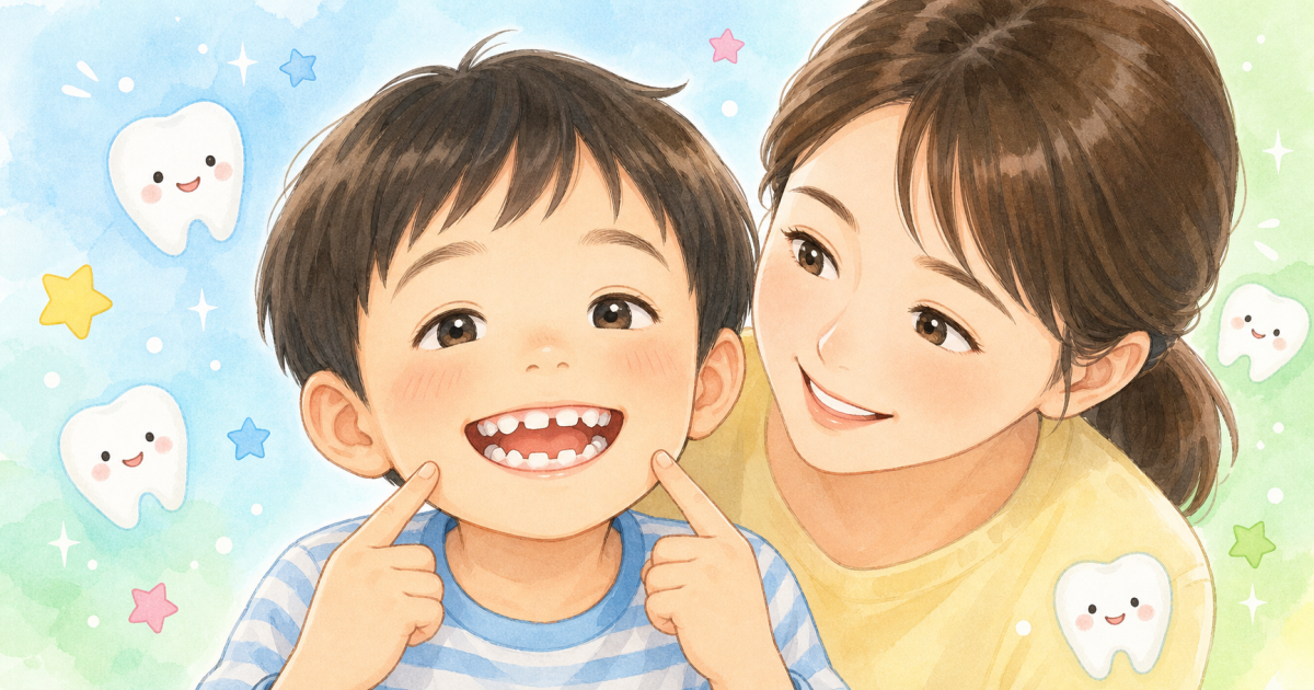 子供の歯並びにすき間（すきっ歯）があって大丈夫？　歯並びと発育空隙の考え方